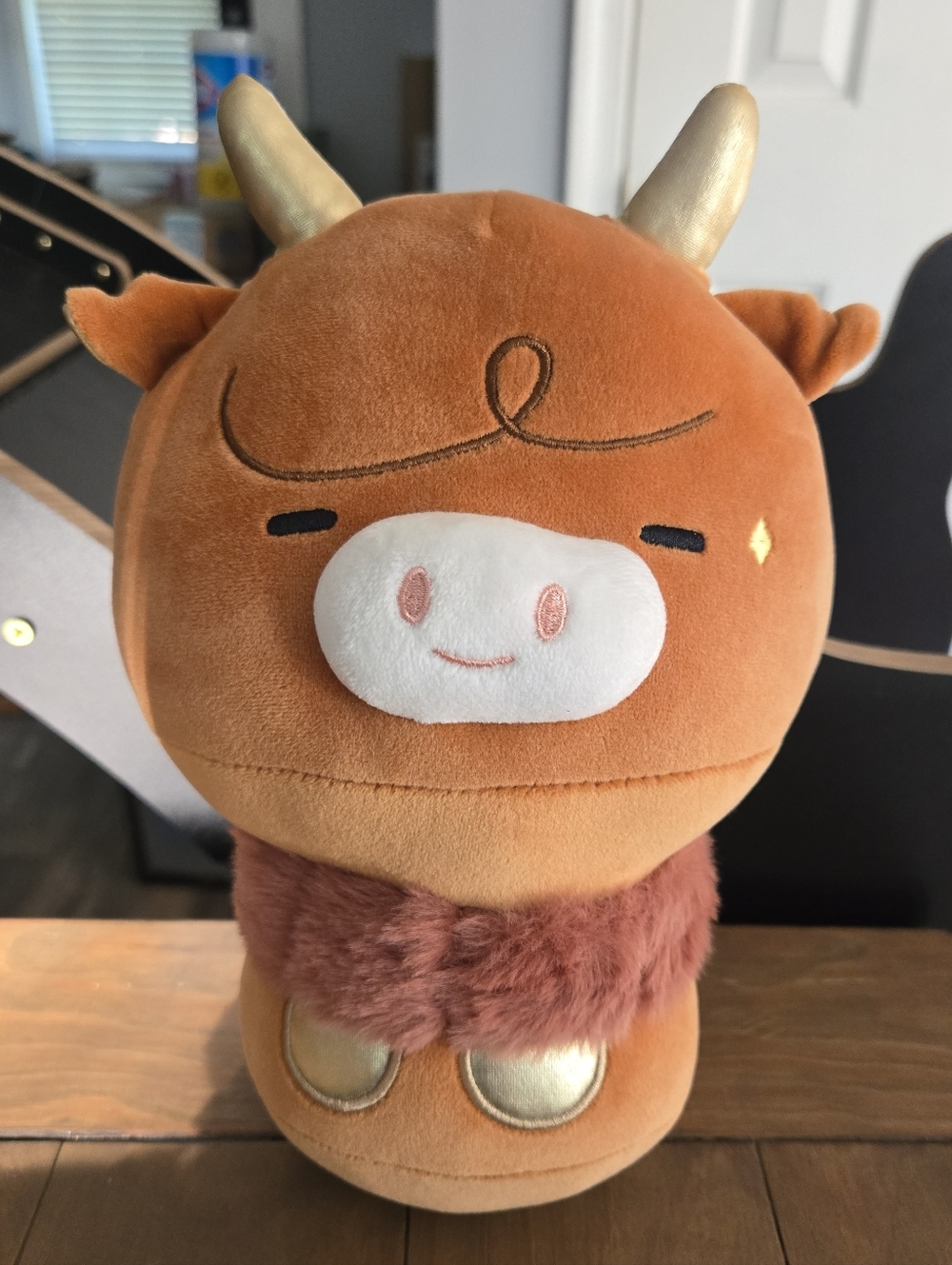 Mewaii Kawaii Plush Brown Cow Soft Toy